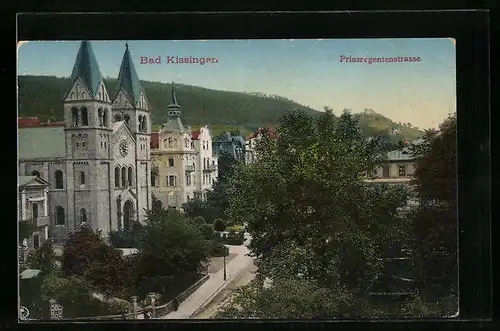 AK Bad Kissingen, Ansicht der Prinzregentenstrasse