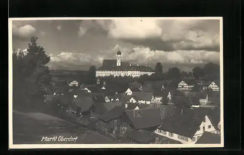 AK Markt Oberdorf, Sicht über die Dächer der Stadt