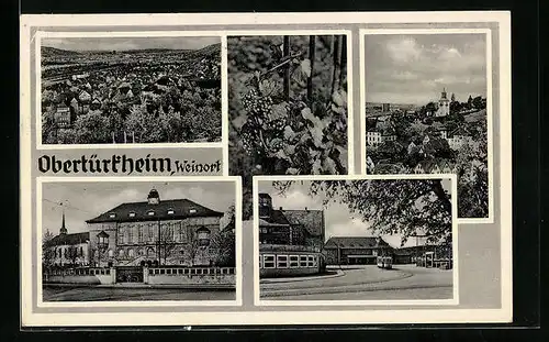 AK Obertürkheim, Partien aus dem Weinort