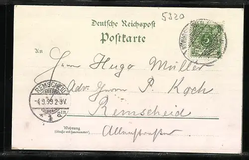 Lithographie Drachenfels, Ruine Drachenfels, Petersberg und Königswinter