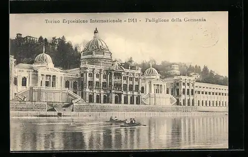 AK Torino, Esposizione Internazionale 1911, Padiglione della Germania
