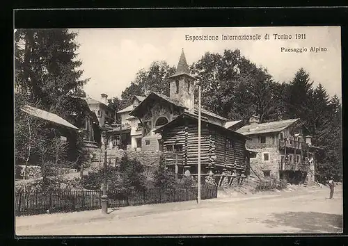 AK Torino, Esposizione Internazionale 1911, Paesaggio Alpino