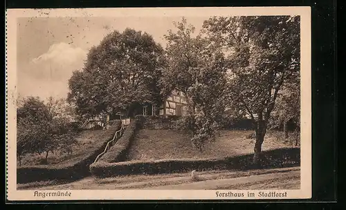 AK Angermünde, Forsthaus im Stadtforst