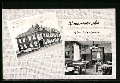 AK Remscheid-Lennep, Hotel Wuppertaler Hof