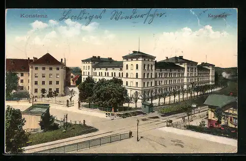 AK Konstanz, Blick auf die Kaserne