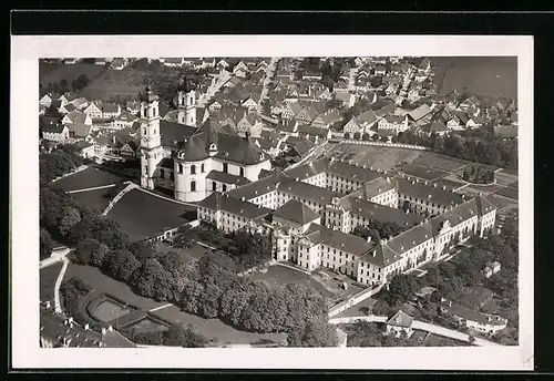 AK Ottobeuren, Fliegeraufnahme vom Kloster