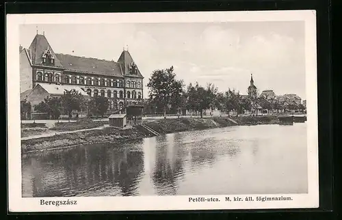 AK Beregszász, Petöfi-utca