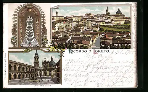 Lithographie Loreto, Chiesa della S. Casa