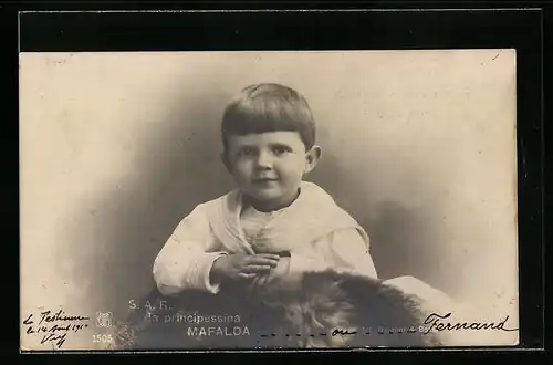 AK S. A. R. la Principessina Mafalda