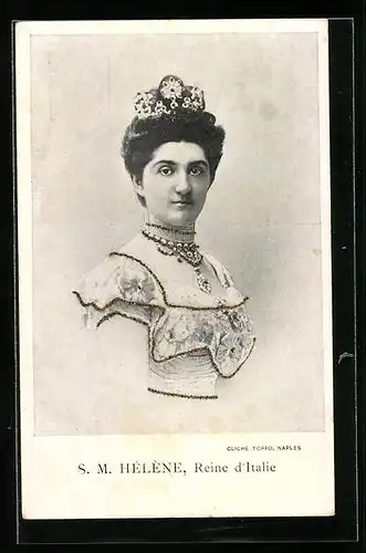 AK S. M. Héléne, Reine d`Italie