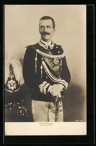 AK Victor Emanuel, König von Italien