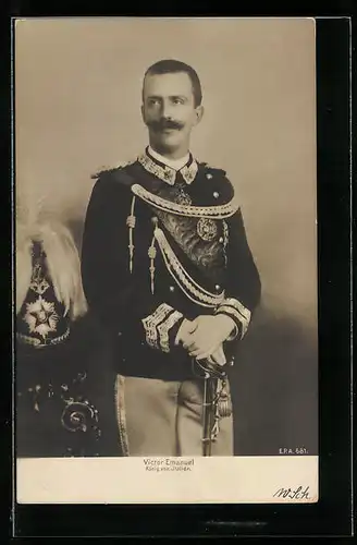 AK Victor Emanuel, König von Italien
