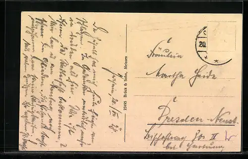 AK Geithain /Sa., Neue Zentralschule mit Strasse und Schülergruppe