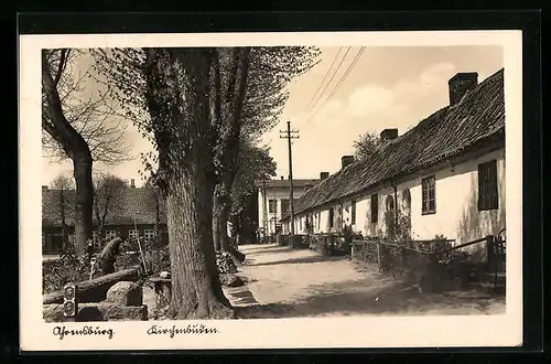 AK Ahrensburg, Kirchenbuden, Strassenpartie