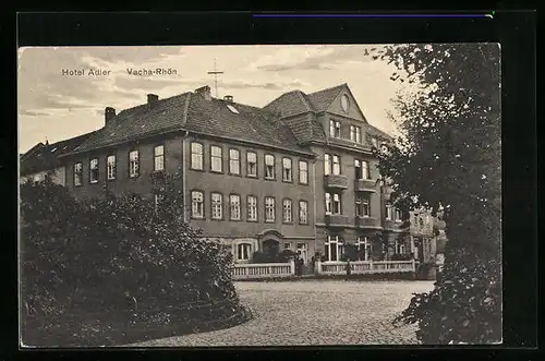 AK Vacha /Rhön, Hotel Adler, Gebäudeansicht