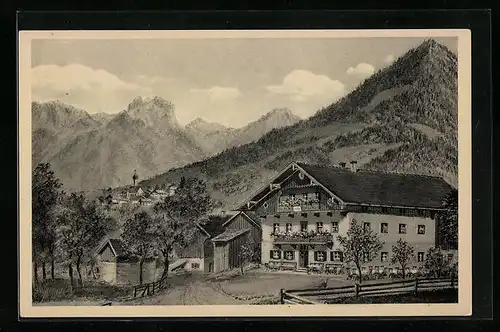 AK Derndorf i. Obb., Gasthof zum Tirolerhof