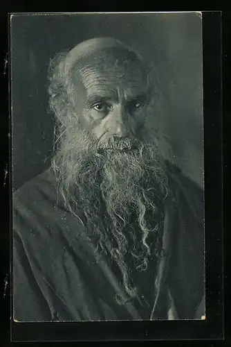 AK Jerusalem, An old man, Älterer Mann mit Bart