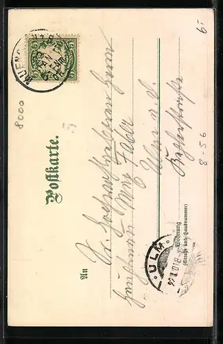 Lithographie München, Münchner Hofbräuhaus, Grosser Gesellschafts-Saal, Innenansicht