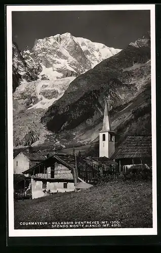 AK Courmayeur, Sfondo Monte Bianco