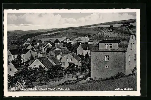 AK Rammelsbach bei Kusel, Teilansicht der Gemeinde