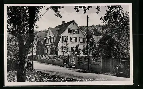 AK König /Odenwald, Erholungsheim Dr. Zimper