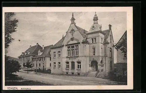 AK Tengen, Strasse am Rathaus