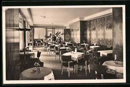 AK Konstanz, Adler-Konditorei-Cafe, Innenansicht