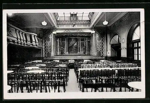 AK Strassburg, Konzerthaus und Variete Zur Mühle, Langstrasse 55, Innenansicht