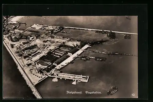 AK Helgoland, Ansicht Flugstation