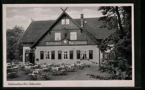 AK Bad Liebenstein /Thür. Wald, Waldgaststätte Schützenhaus