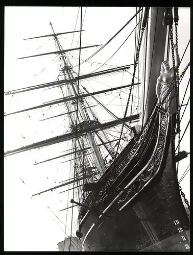 Fotografie Segelschiff Cutty Sark der letzte Teeclipper, Schiffsmuseum in London-Greenwich