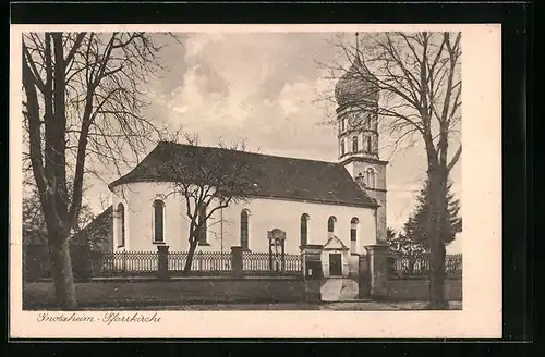 AK Gnotzheim, Ansicht Pfarrkirche