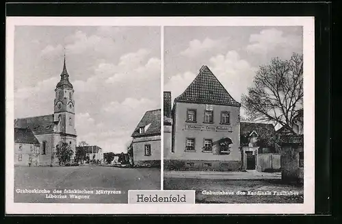AK Heidenfeld, Geburtshaus des Kardinals Faulhaber