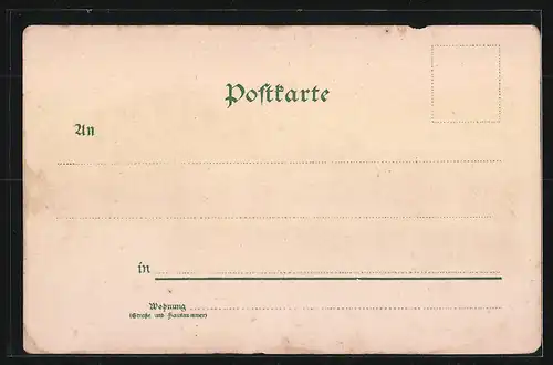 Lithographie Hildburghausen, Hotel-Rest, Burghof
