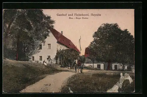 AK Heynitz, Gasthof und Fleischerei