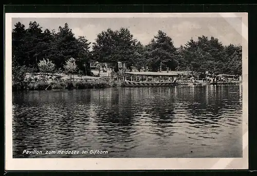 AK Gifhorn, Pavillon zum Heidesee