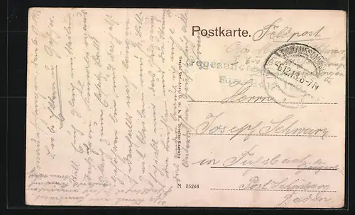 AK Donaueschingen, Am Postplatz