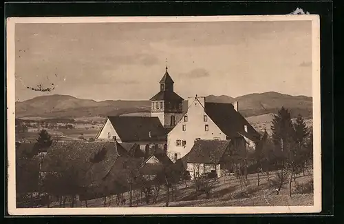 AK Binzen /Markgräflerland, Ortsansicht aus der Vogelschau