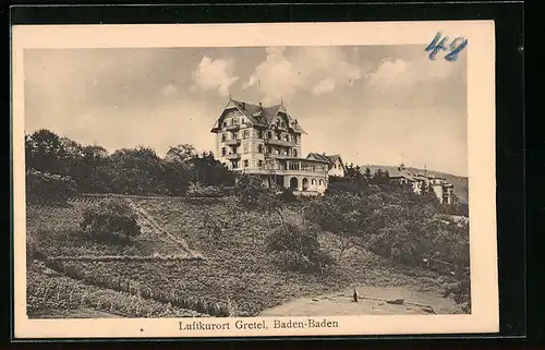 AK Baden-Baden, Kurhotel Gretel