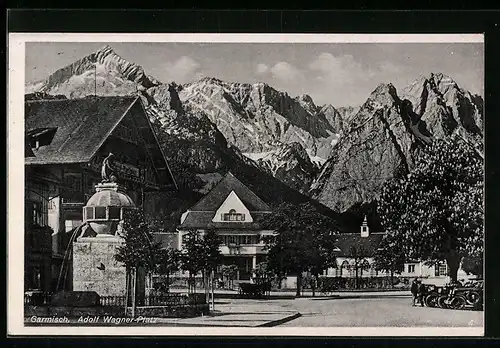 AK Garmisch, Adolf Wagner-Platz