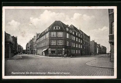 AK Neumünster, Am Brunnenkamp - Waschbeckerstrasse