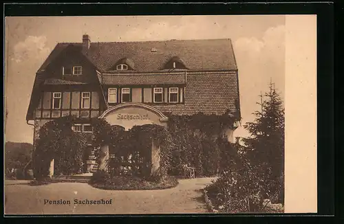 AK Scharbeutz, Pension Sachsenhof, Gärtnerstrasse