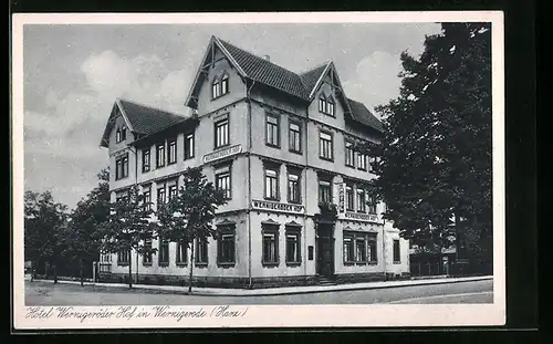 AK Wernigerode a. Harz, Hotel Wernigeroder Hof von Gustav Bosse