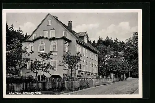 AK Braunlage /Oberharz, Hotel Villa Paula, Harzburger Str. 18