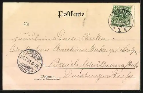 AK Mainz, Ansicht Stadthalle