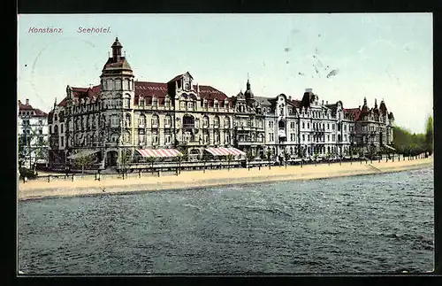AK Konstanz, Seehotel mit Gewässer