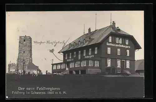 AK Feldberg im Schwarzw., Gasthaus zum Feldbergturm