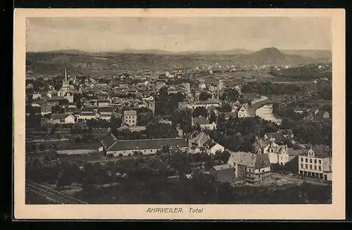 AK Ahrweiler, Totalansicht aus der Vogelschau