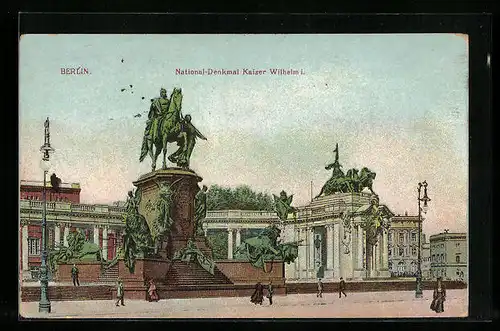AK Berlin, National-Denkmal Kaiser Wilhelm I.