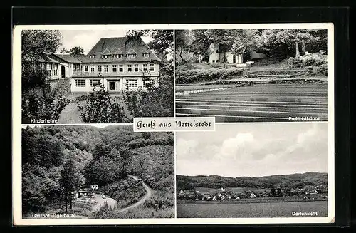 AK Nettelstedt, Kinderheim, Gasthof Jägerhütte